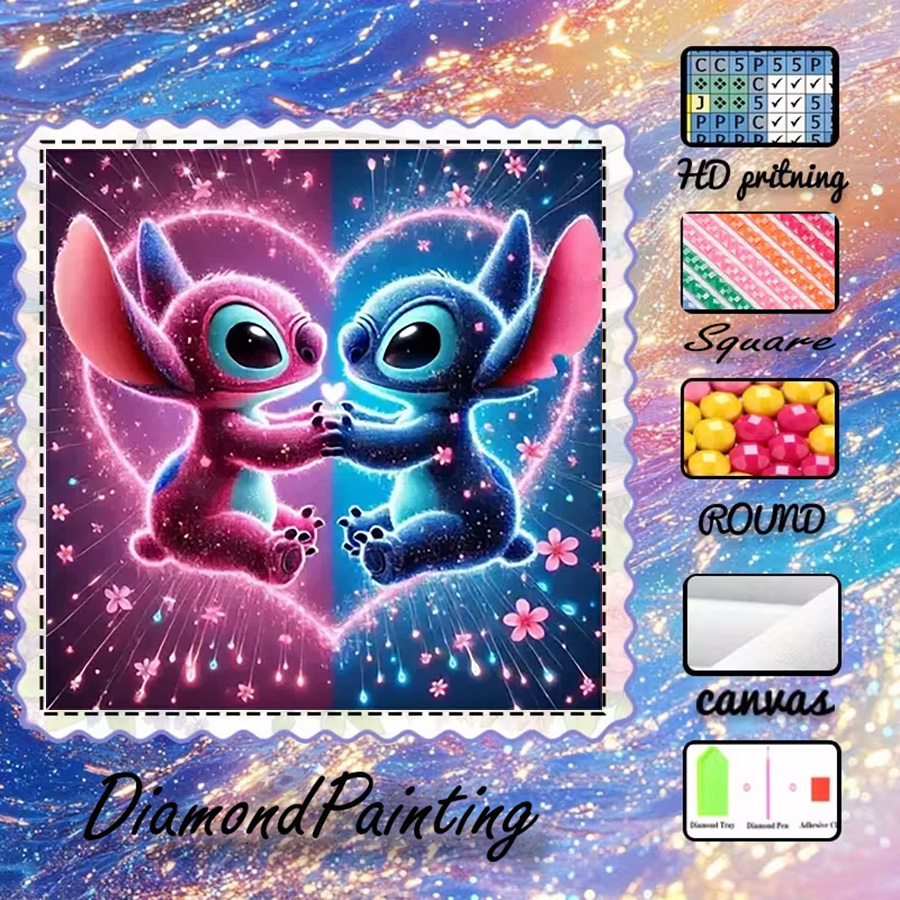 5D Diamond Painting Kit Full Drill - 1個 - Potdemiel-5D-DIY - フロッキングクロス -