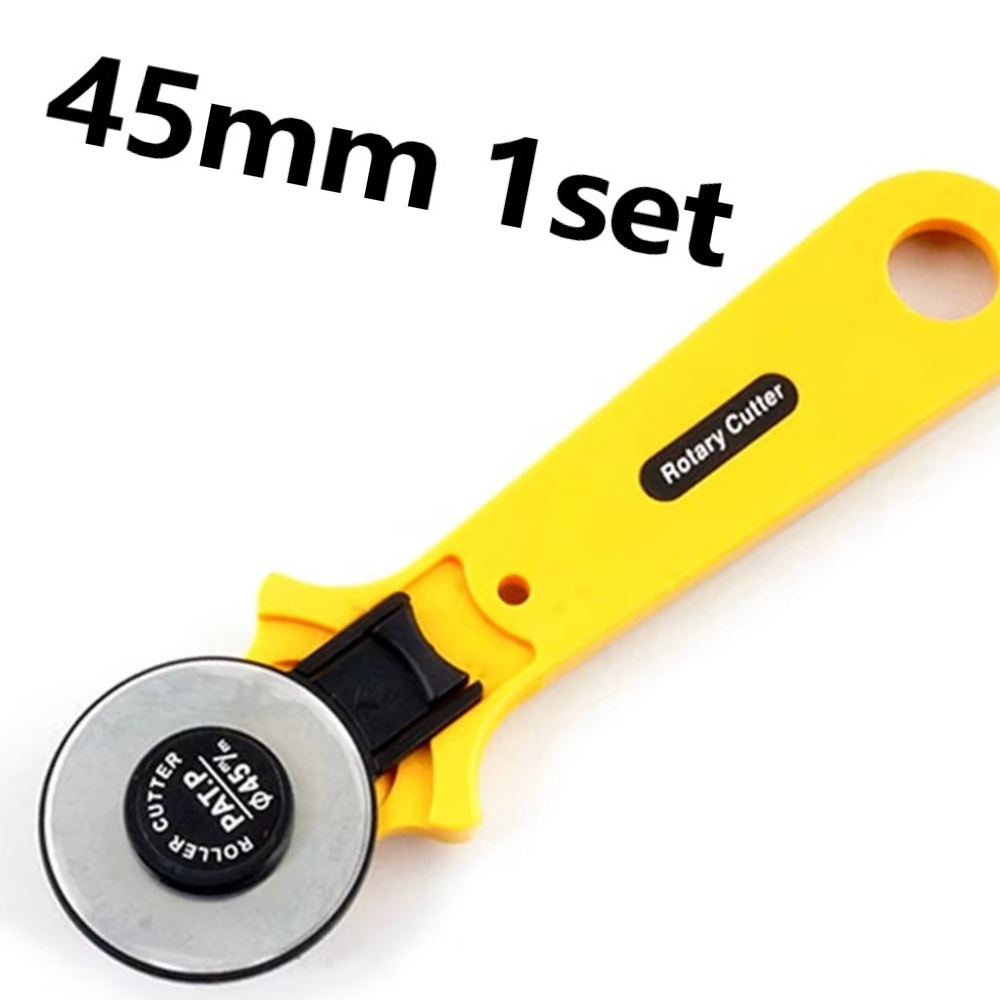 45mm回転式カッター、円形刃、パッチワーク用ローラーホイー - Rotary Cutter For Fabric 45Mm のレビューと価格