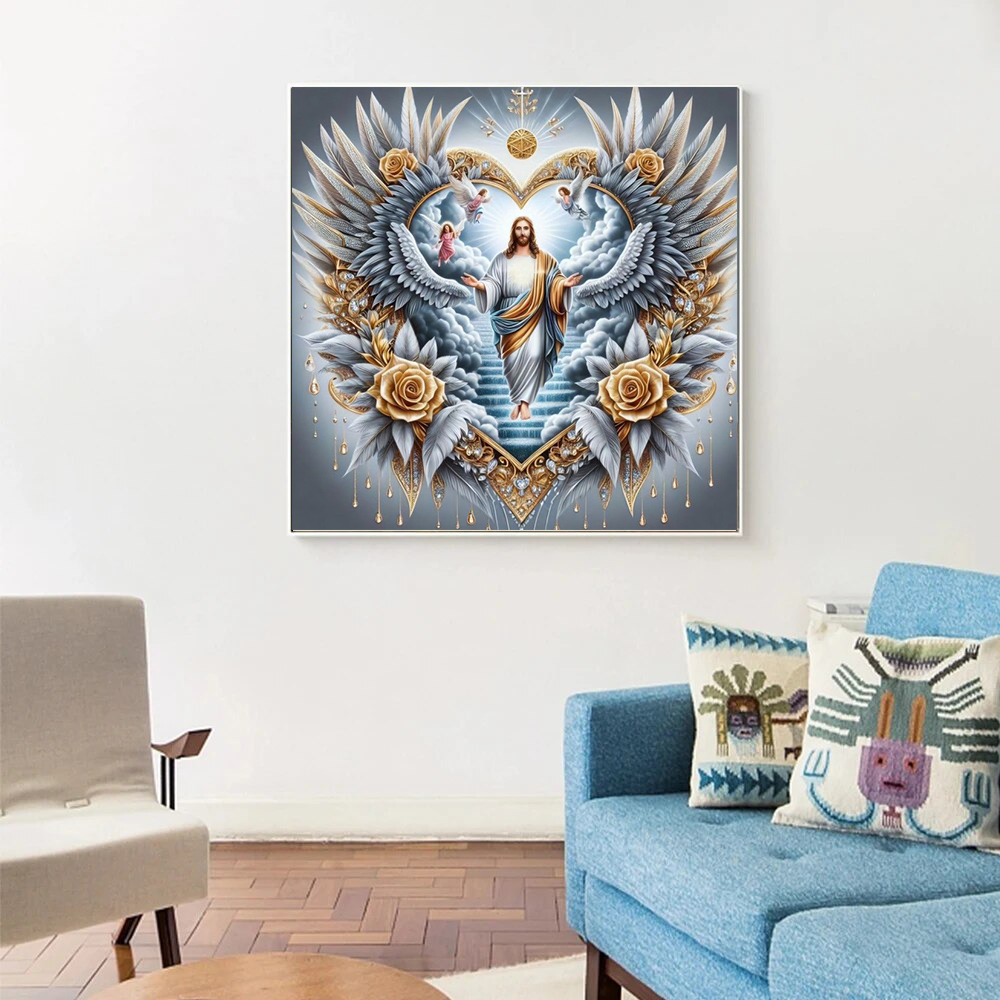 1枚入りフレームレス5D DIYダイヤモンドペインティング新 - 5D Diamond Painting Kit Full Drill のレビューと価格