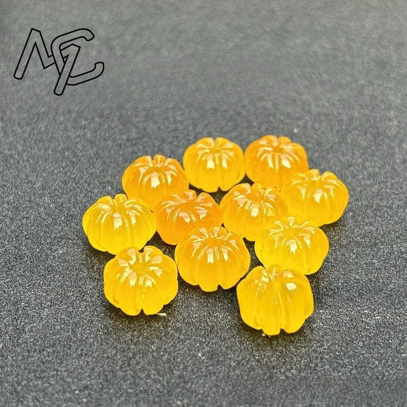 10 個グリーンヒスイカボチャビーズ DIY イヤリングブレ - Beading のレビューと価格
