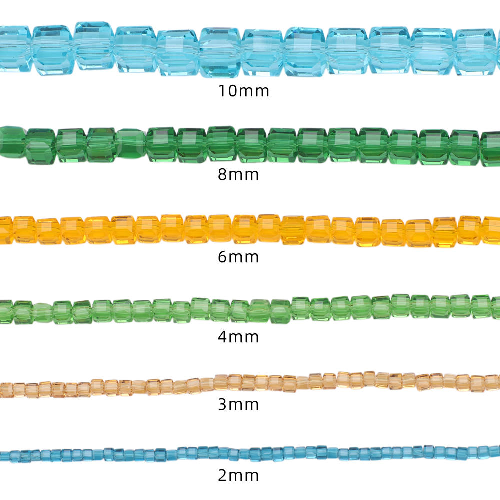 2/3/4/6/8/10 ミリメートル卸売スクエアビーズ中国 - Glass Seed Beads 2Mm Jewelry Making のレビューと価格