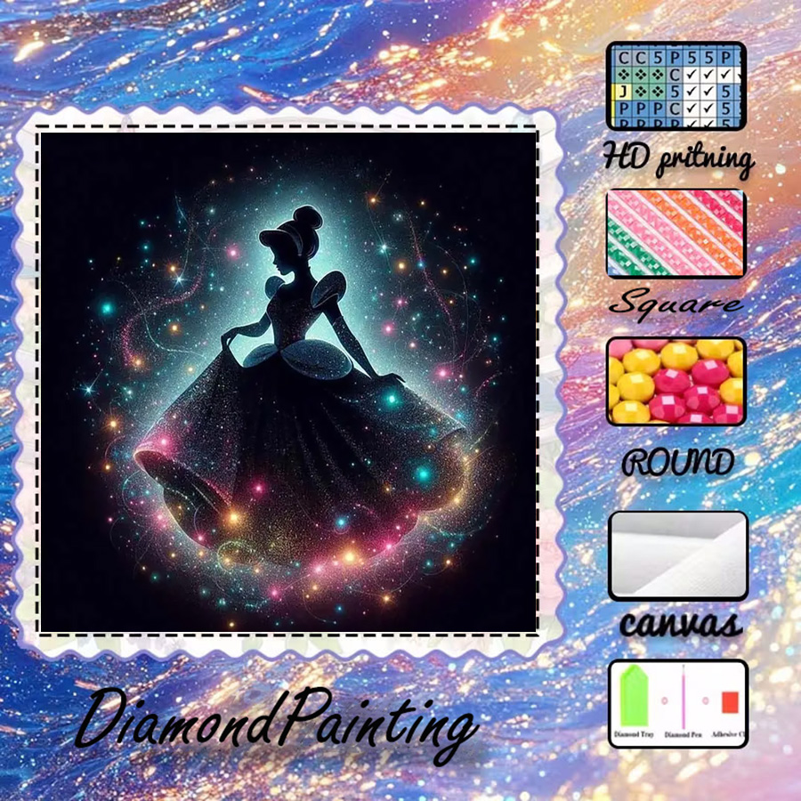 1ピース - 5D-DIY - フロッキングクロス - 特殊 - 5D Diamond Painting Kit Full Drill のレビューと価格