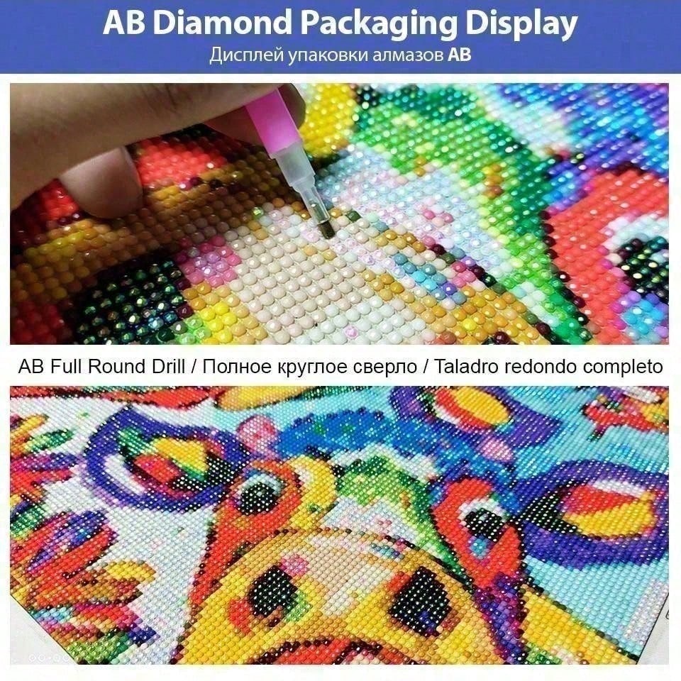 1ピース - 5D-DIY - フロッキングクロス - 特殊 - 5D Diamond Painting Kit Full Drill のレビューと価格