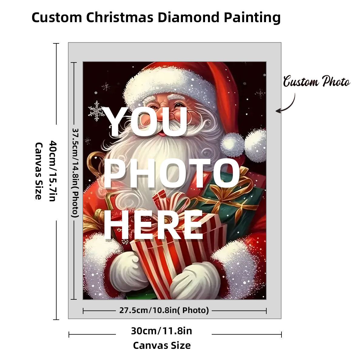 カスタム写真を使用した5Dダイヤモンドペイントキット - 恐 - 5D Diamond Painting Kit Full Drill のレビューと価格
