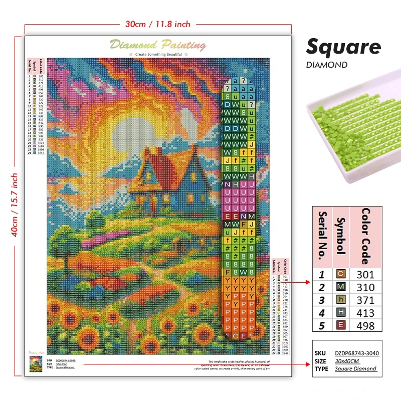 5D DIY ダイヤモンドペイントキット。クレヨンしんちゃん - 5D Diamond Painting Kit Full Drill のレビューと価格
