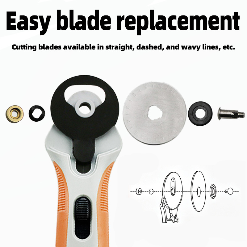 45mmロータリーカッター、布地切断ローラーナイフ、滑り止め - Rotary Cutter For Fabric 45Mm のレビューと価格