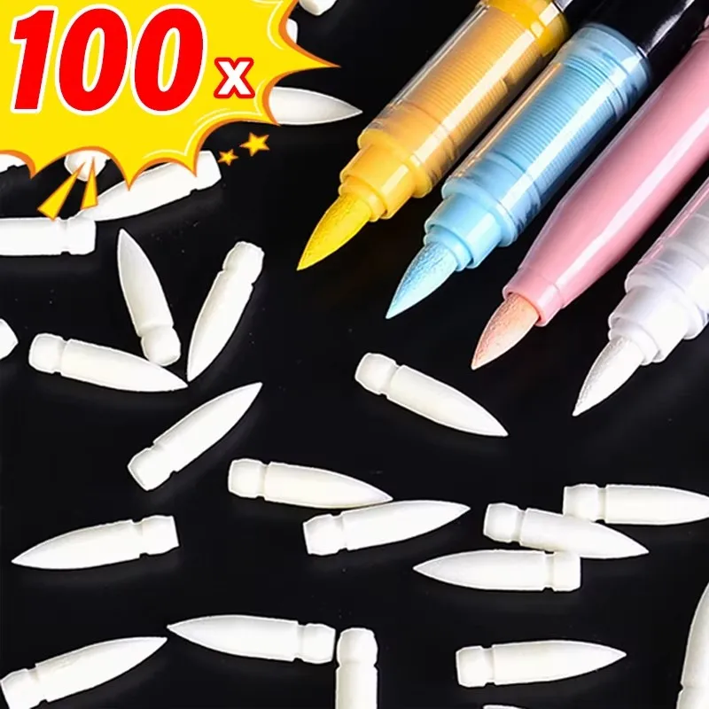 アクリル絵の具用交換芯、グアンナマーカー用、ソフトブラシ芯、 - Painting Supplies のレビューと価格