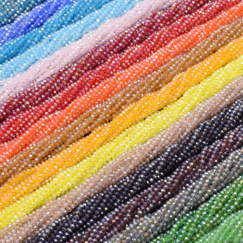 ジュエリー作り用のさまざまな色の透明なガラスビーズ,2 3  - Glass Seed Beads 2Mm Jewelry Making のレビューと価格