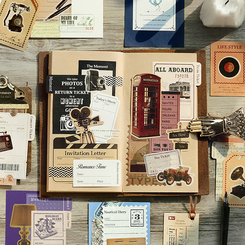 30枚入り ヴィンテージアーカイブ素材紙 DIY手作りアルバ - Vintage Junk Journal Scrapbooking Paper のレビューと価格